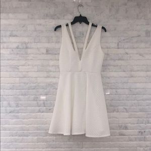 Mesh Mystic White Dress